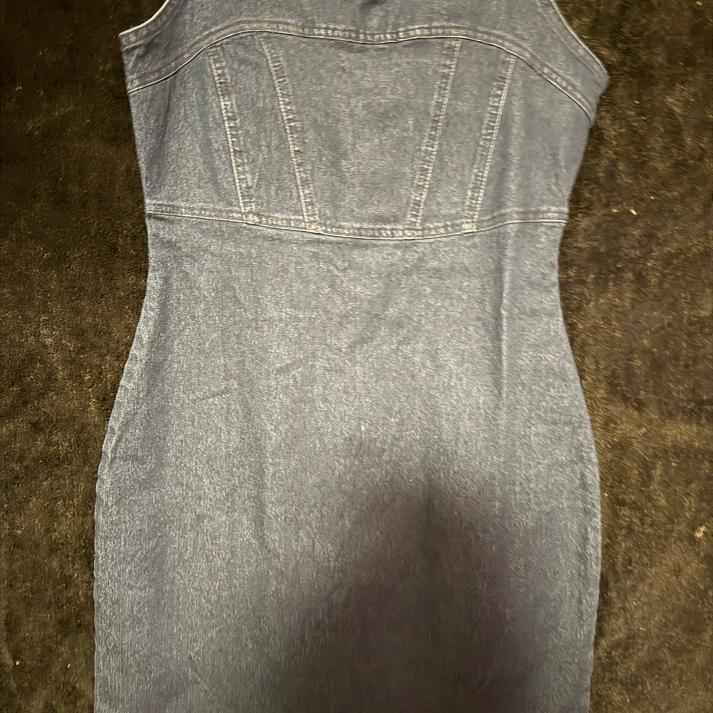 Free People Indigo Denim Top